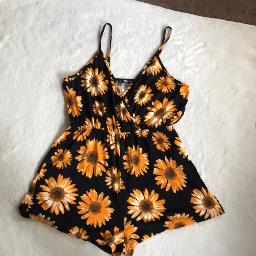 SHEIN sunflower romper